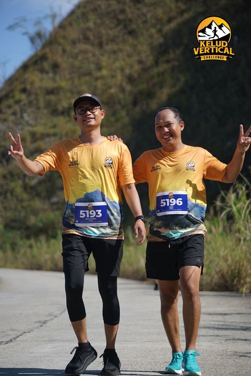 Race photo from Kelud Vertical Challenge 2024