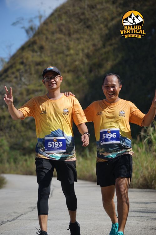 Race photo from Kelud Vertical Challenge 2024