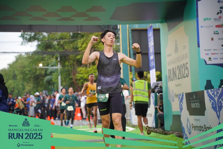 Race photo from Mangkunegaran Run 2025