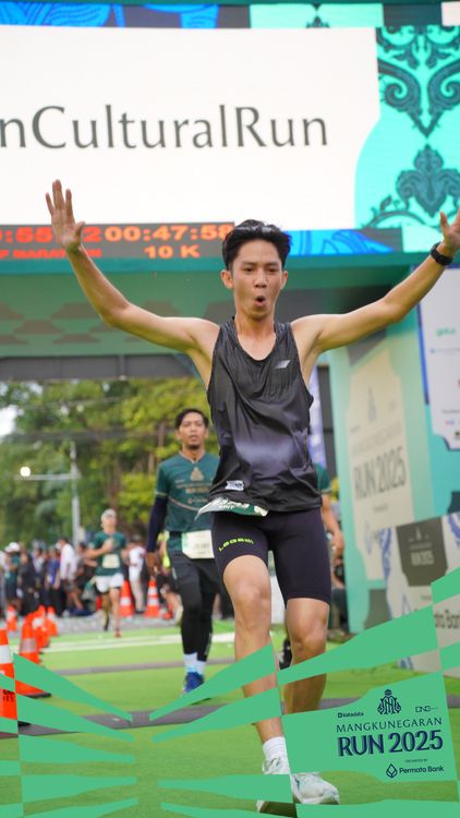 Race photo from Mangkunegaran Run 2025