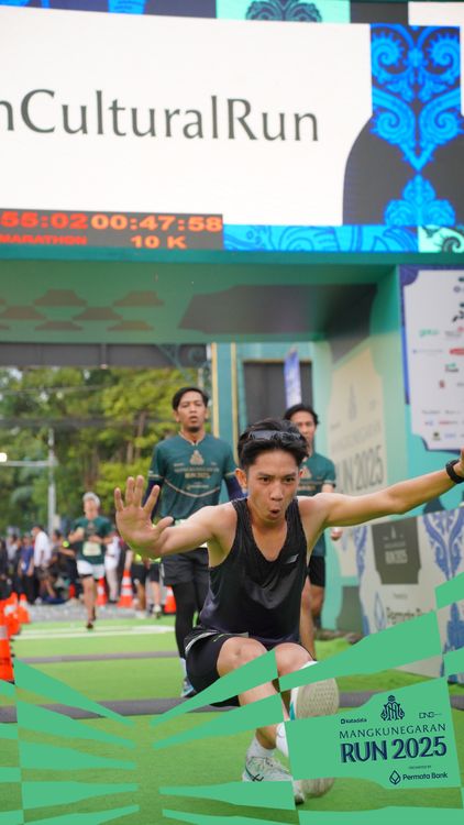 Race photo from Mangkunegaran Run 2025