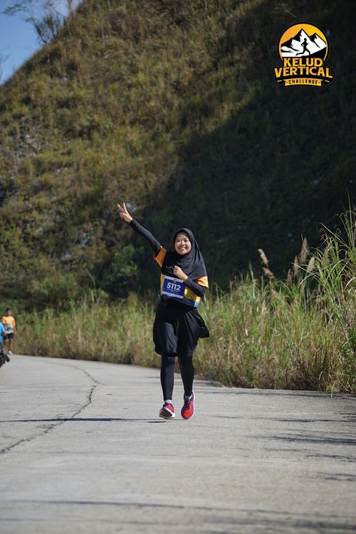 Race photo from Kelud Vertical Challenge 2024