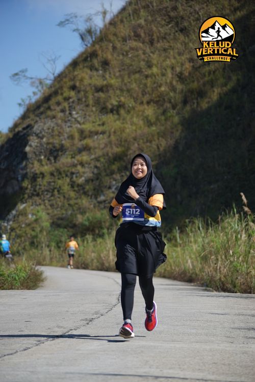 Race photo from Kelud Vertical Challenge 2024