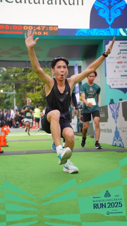 Race photo from Mangkunegaran Run 2025