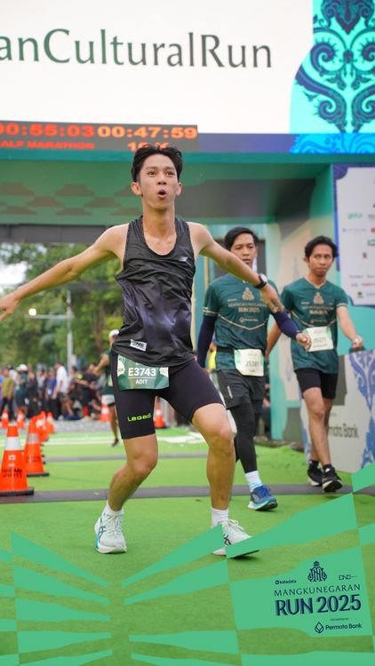 Race photo from Mangkunegaran Run 2025