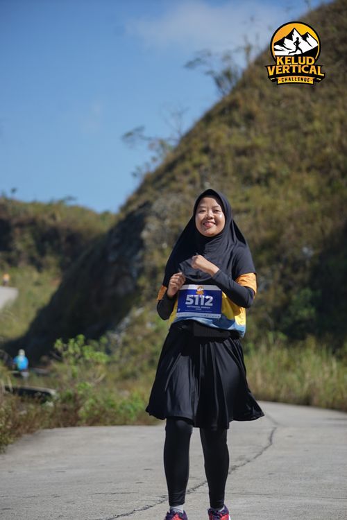 Race photo from Kelud Vertical Challenge 2024