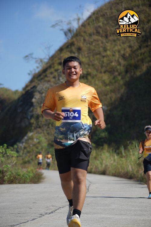 Race photo from Kelud Vertical Challenge 2024