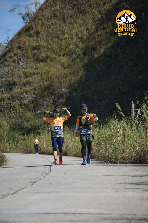 Race photo from Kelud Vertical Challenge 2024
