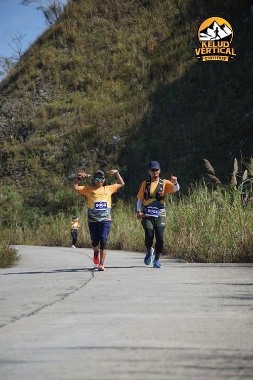 Race photo from Kelud Vertical Challenge 2024