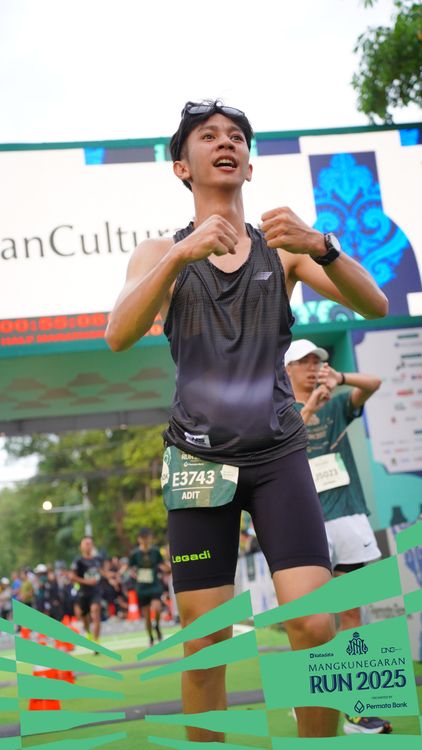 Race photo from Mangkunegaran Run 2025