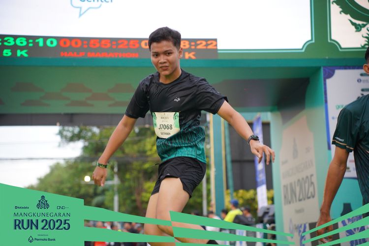 Race photo from Mangkunegaran Run 2025