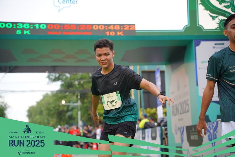 Race photo from Mangkunegaran Run 2025
