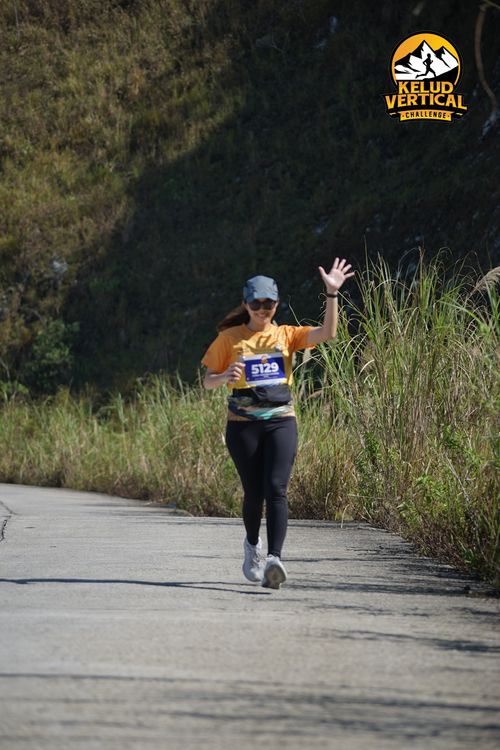 Race photo from Kelud Vertical Challenge 2024