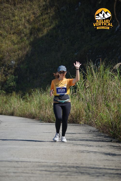 Race photo from Kelud Vertical Challenge 2024