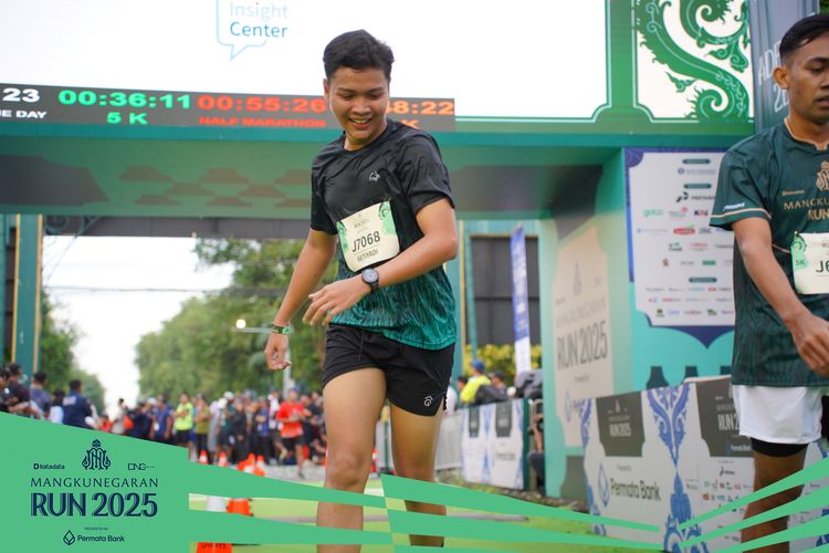 Race photo from Mangkunegaran Run 2025