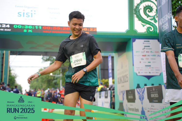 Race photo from Mangkunegaran Run 2025