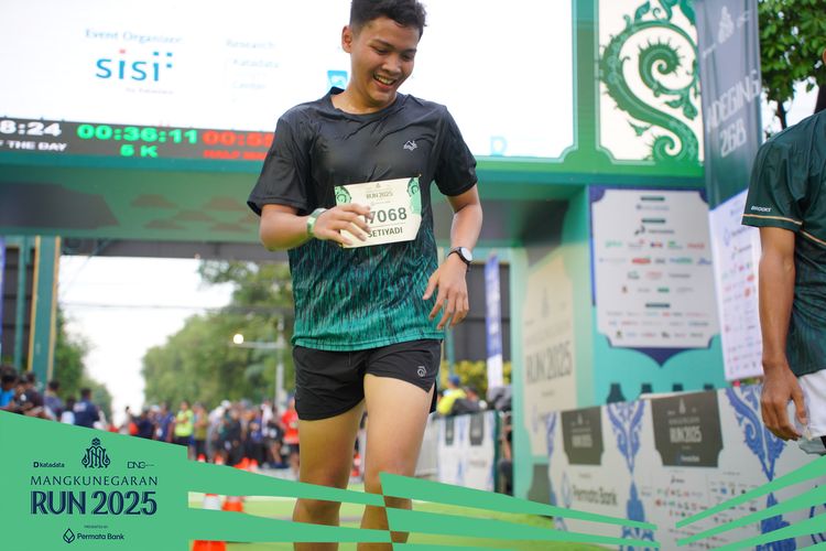 Race photo from Mangkunegaran Run 2025