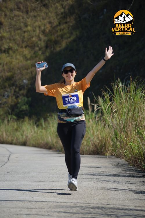 Race photo from Kelud Vertical Challenge 2024