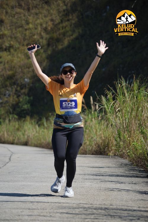 Race photo from Kelud Vertical Challenge 2024