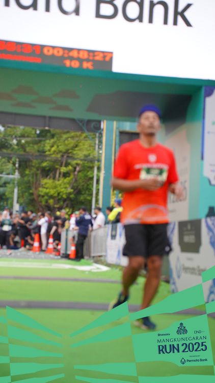 Race photo from Mangkunegaran Run 2025