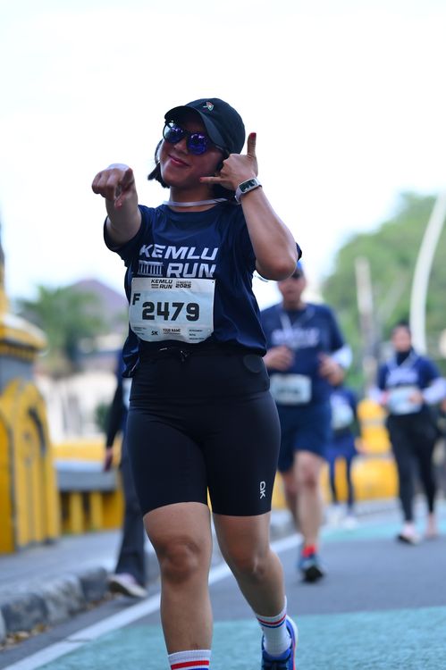 Race photo from KEMLU RUN 2025