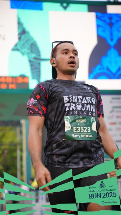 Race photo from Mangkunegaran Run 2025