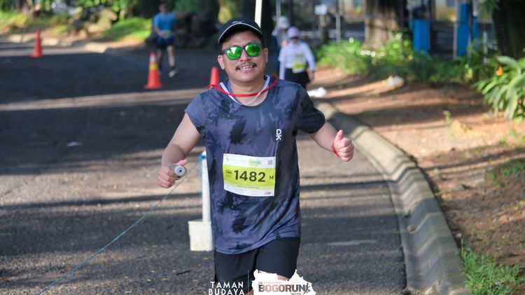 Race photo from Taman Budaya x BOGORUN 2025