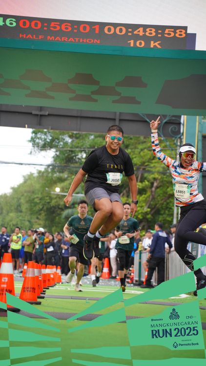Race photo from Mangkunegaran Run 2025
