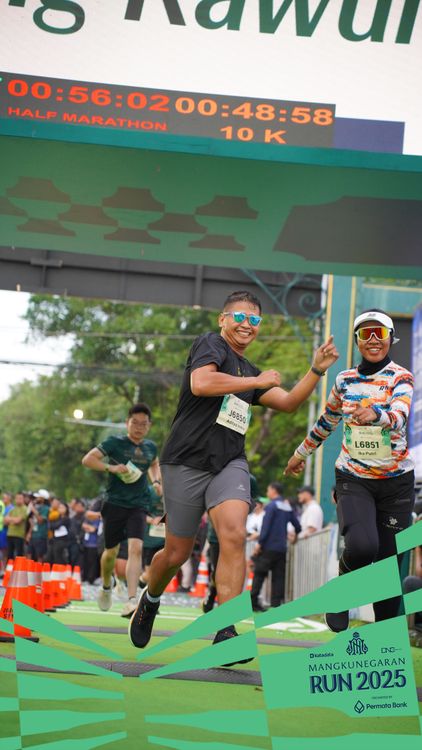 Race photo from Mangkunegaran Run 2025