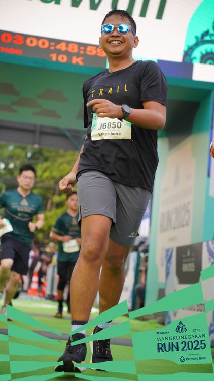 Race photo from Mangkunegaran Run 2025