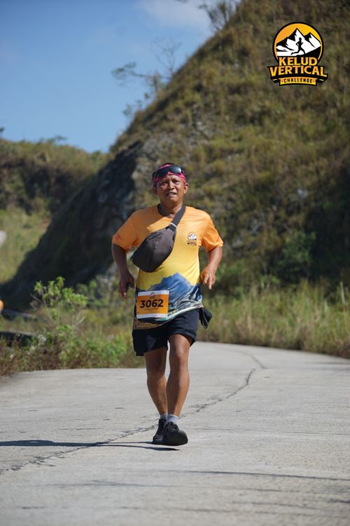 Race photo from Kelud Vertical Challenge 2024