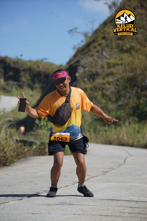 Race photo from Kelud Vertical Challenge 2024