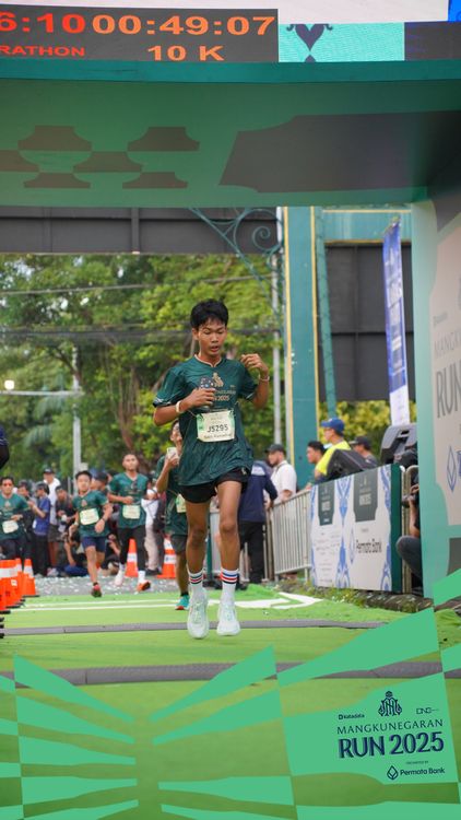 Race photo from Mangkunegaran Run 2025