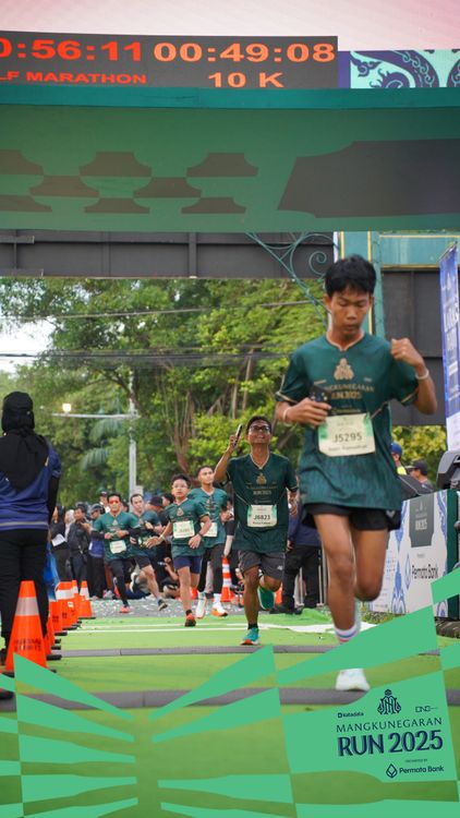 Race photo from Mangkunegaran Run 2025