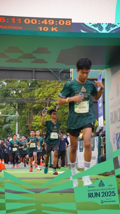 Race photo from Mangkunegaran Run 2025