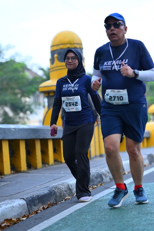 Race photo from KEMLU RUN 2025