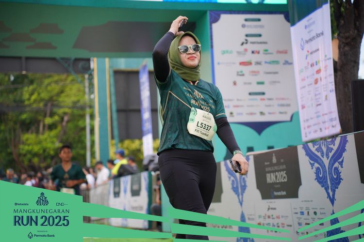 Race photo from Mangkunegaran Run 2025