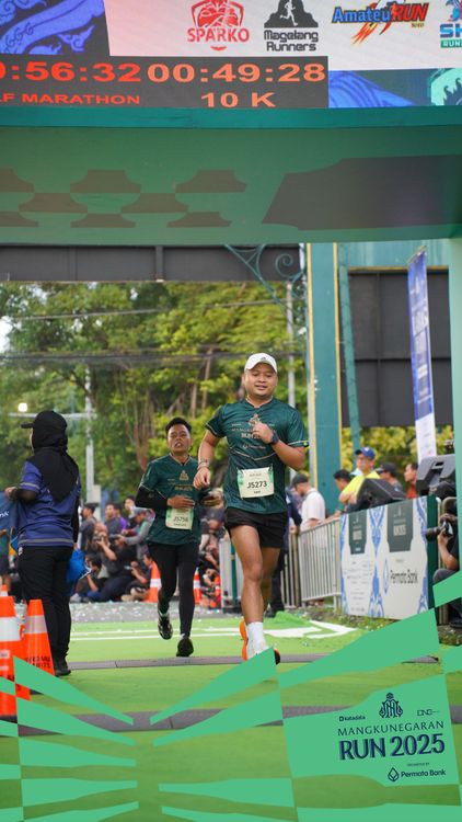 Race photo from Mangkunegaran Run 2025