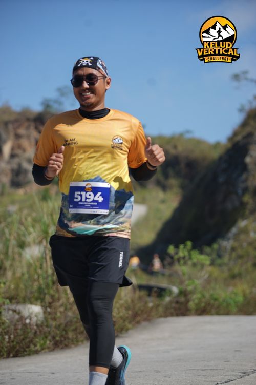 Race photo from Kelud Vertical Challenge 2024