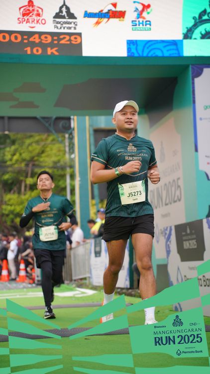Race photo from Mangkunegaran Run 2025