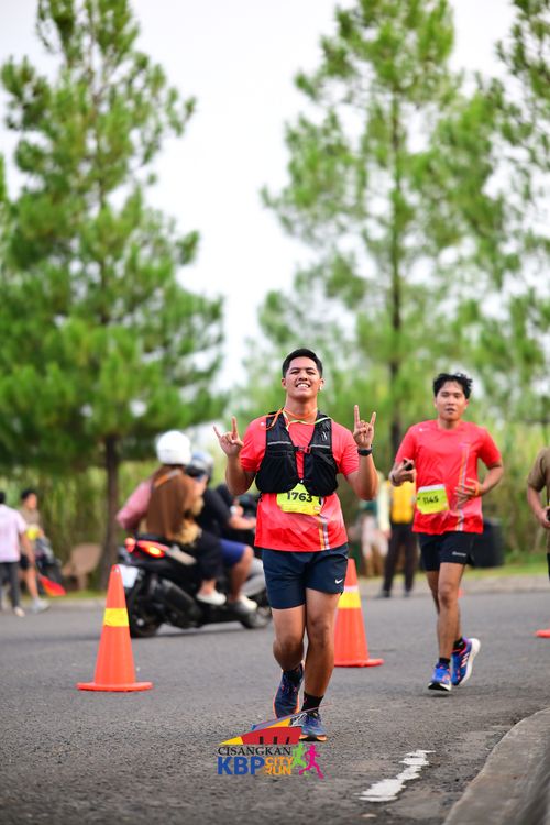 Race photo from CISANGKAN KBP CITY RUN 2025