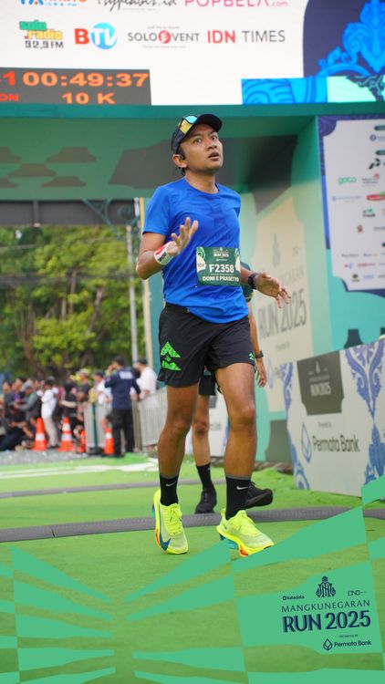 Race photo from Mangkunegaran Run 2025