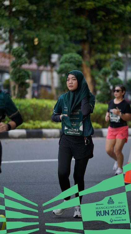 Race photo from Mangkunegaran Run 2025