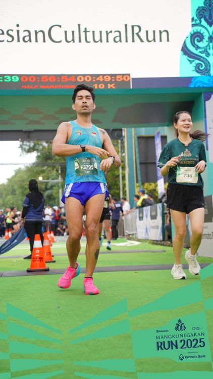 Race photo from Mangkunegaran Run 2025