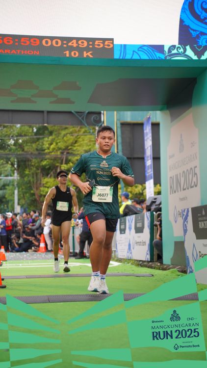 Race photo from Mangkunegaran Run 2025