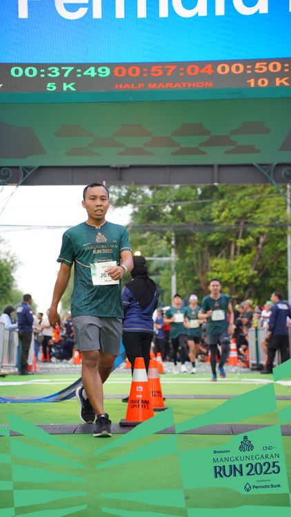 Race photo from Mangkunegaran Run 2025