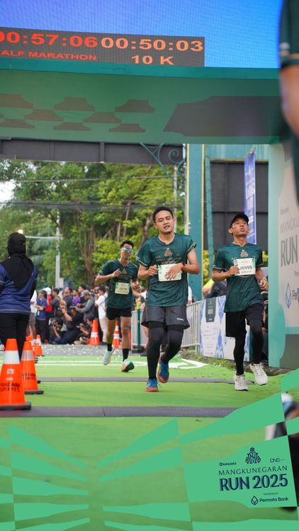 Race photo from Mangkunegaran Run 2025