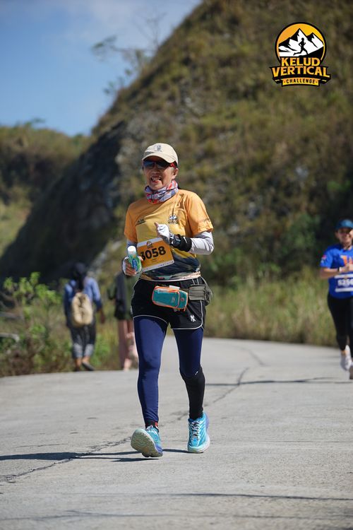 Race photo from Kelud Vertical Challenge 2024