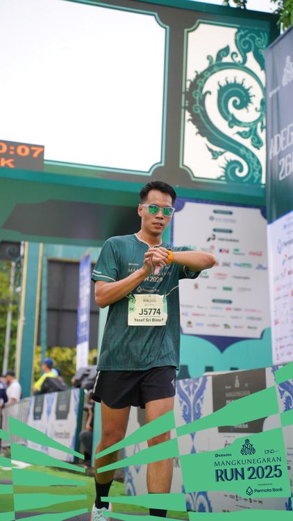 Race photo from Mangkunegaran Run 2025