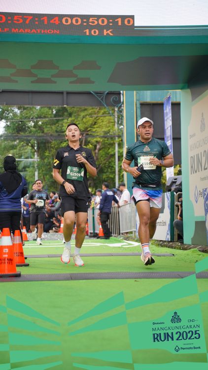 Race photo from Mangkunegaran Run 2025